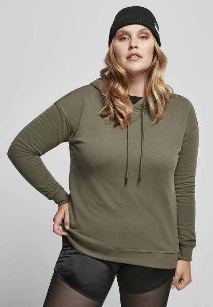 Urban Classics Damen Hoodie Ladies Organic Hoody Olive