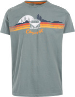 Trespass T-Shirt Cromer - Male Casual T-Shirt Pond Blue-XXXL