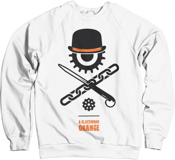 Clockwork Orange Bowler Eye Sweatshirt White