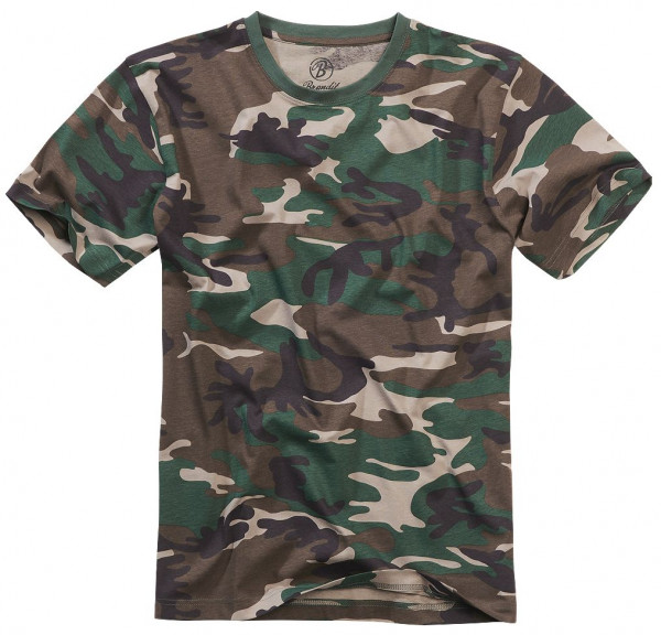 Brandit T-Shirt in Woodland