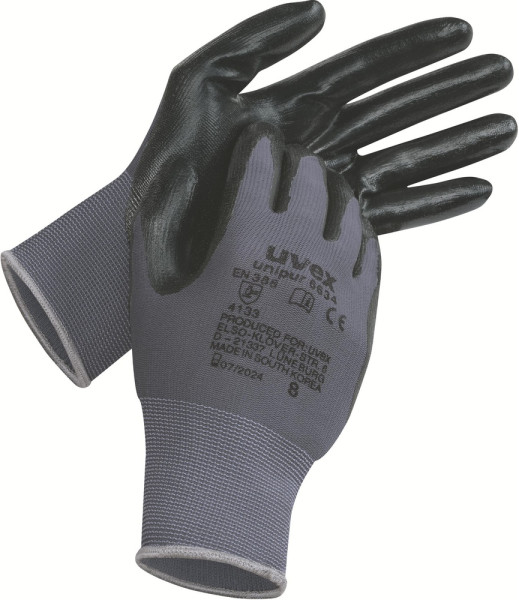 Uvex Schutzhandschuhe Unipur 6634 6033