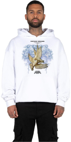 MJ Gonzales Sweatshirt Vintage Dreams V.1 Heavy Hoody Oversized Essentials V.4 White
