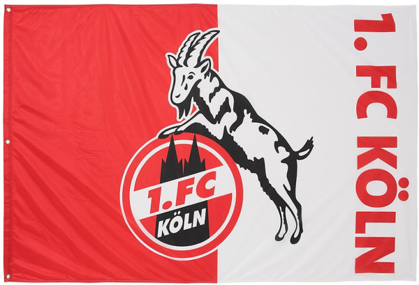 1. FC Köln Hissfahne Logo (quer) 5040050