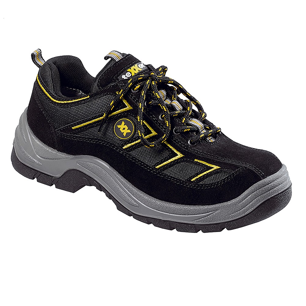 teXXor S1-Sicherheitshalbschuh Metz Schwarz/Gelb - Herren / Unisex