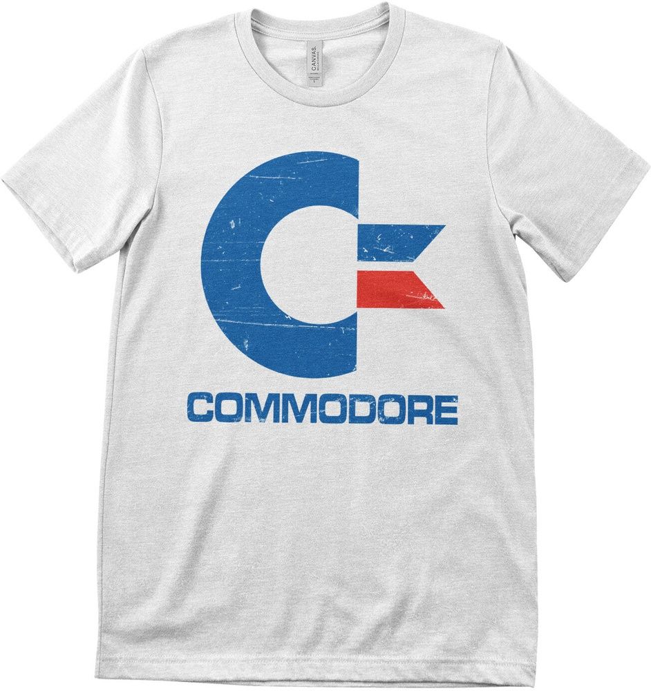 COMMODORE/C64 T-Shirt Commodore Vintage Logo T-Shirt LN-1-COM002-H53-12 - Herren / Unisex
