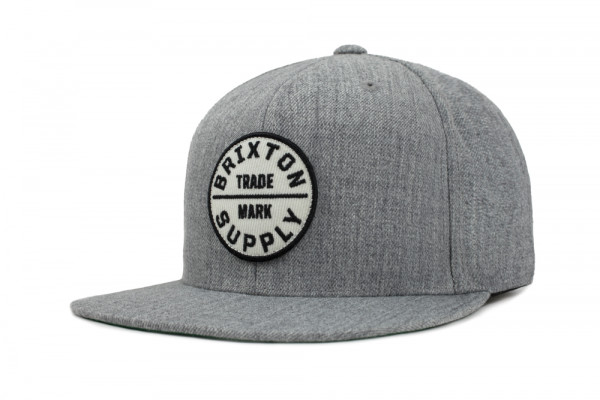 Brixton Cap Oath III Snapback Grey