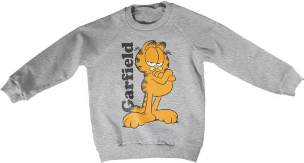 Garfield Kids Sweatshirt Kinder Heather-Grey