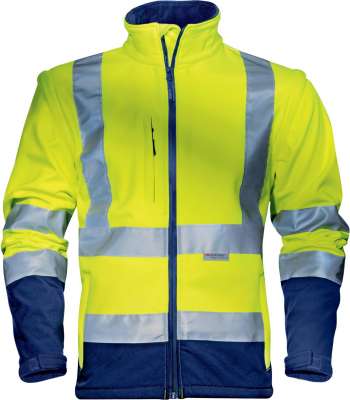 Dassy Warnschutz Softshell Jacke Malaga PES74 Neonorange/Dunkelblau | Orange (425479) | M | 300329 6681 PES74 M Dassy Warnschutz Softshell Jacke Malaga PES74 Neonorange/Dunkelblau | Orange (425479) | M | 300329 6681 PES74 M