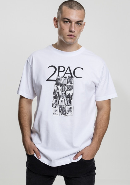 Mister Tee T-Shirt Tupac Collage Tee White