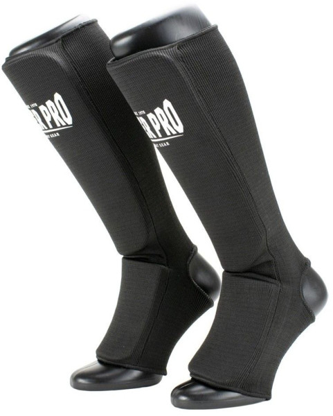 Super Pro Combat Gear Schienbeinschützer Defender Schwarz/Weiß