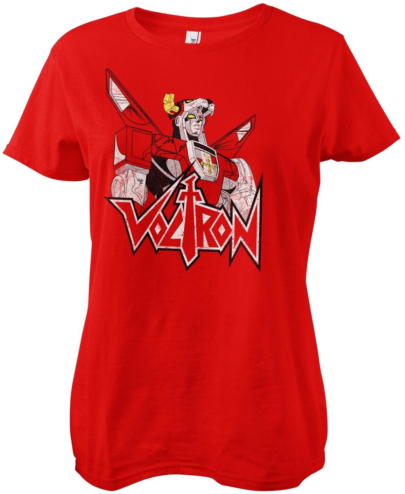 Voltron Damen T-Shirt Retro Girly Tee UV-5-VOLT004-H73-5 - Damen