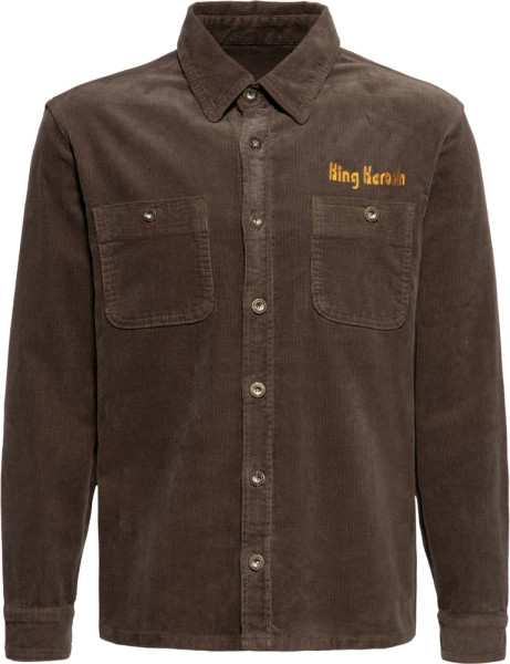 King Kerosin Corduroy Workwear Hemd "Split The Road" KKI35024