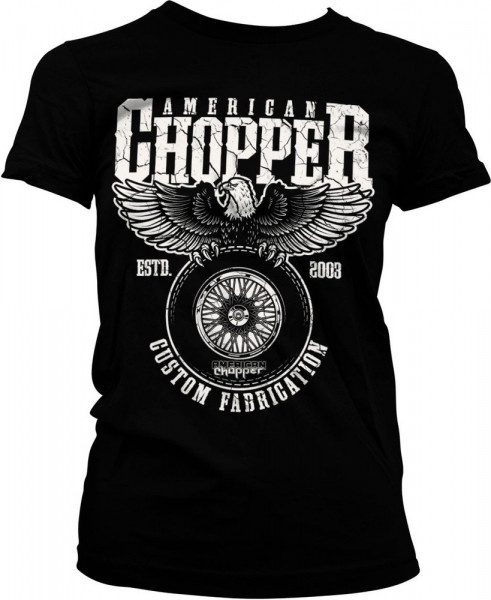 American Chopper Custom Fabrication Girly Tee Damen T-Shirt Black