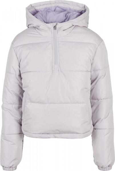 Urban Classics Damen Ladies Puffer Pull Over Jacket Softlilac