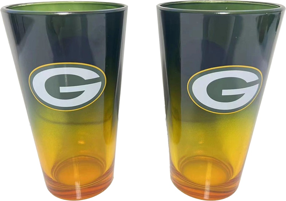 Grün Bay Packers Pint Glass Set 3023440-16 oz./475 ml - Herren / Unisex