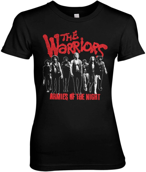 The Warriors Armies Of The Night Girly Tee Damen T-Shirt Black