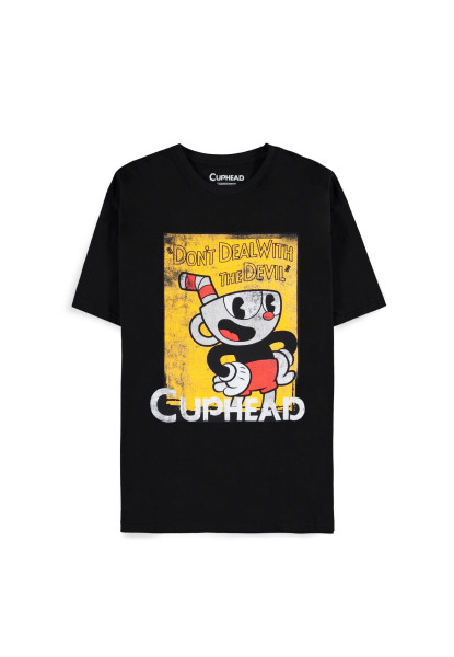 Cuphead - Men's Short Sleeved T-Shirt Black