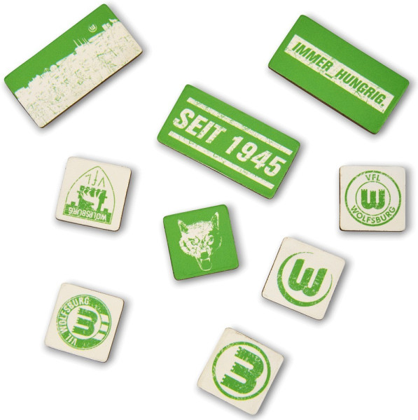 VfL Wolfsburg Magnete 9er Set