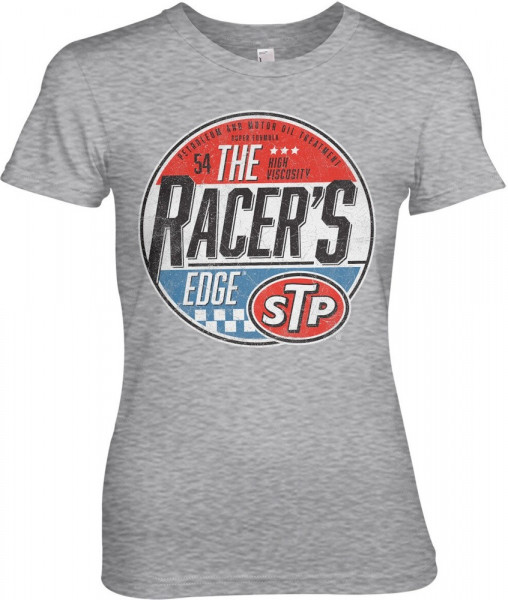 STP The Racer's Edge Girly Tee Damen T-Shirt Heather-Grey