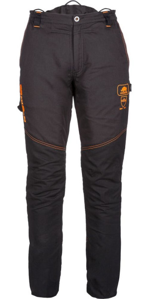 SIP Bundhose Schnittschutzhose, Klasse 1 Typ A 1RP1 Anthrazitgrau/Schwarz-L