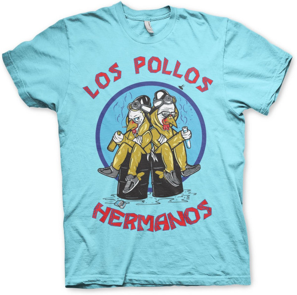 Breaking Bad Walter & Jesse Hermanos T-Shirt Skyblue