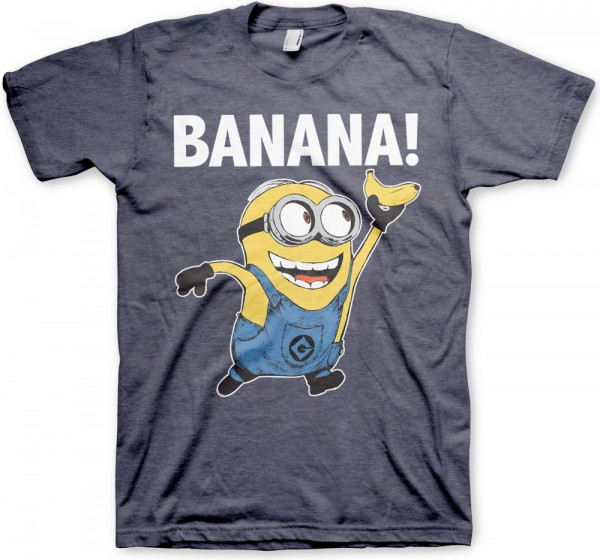Minions Banana! T-Shirt Navy-Heather