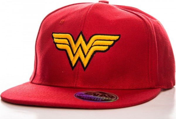 Wonder Woman Wings Snapback Cap Red