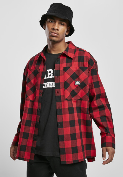 Southpole Shirt Check Flannel Shirt Red