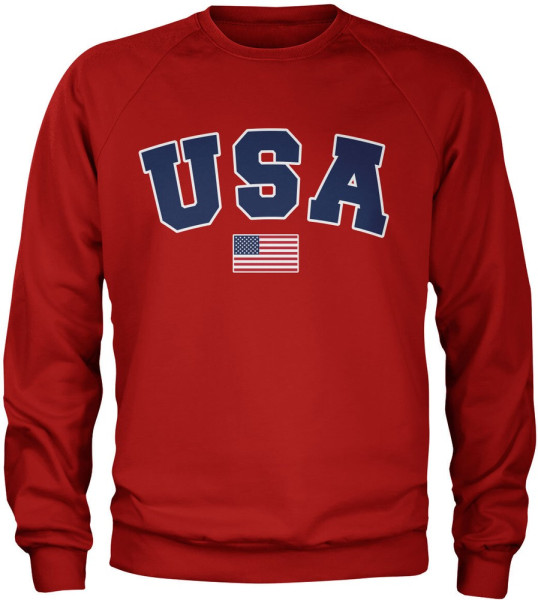 Hybris USA Varsity Sweatshirt Red