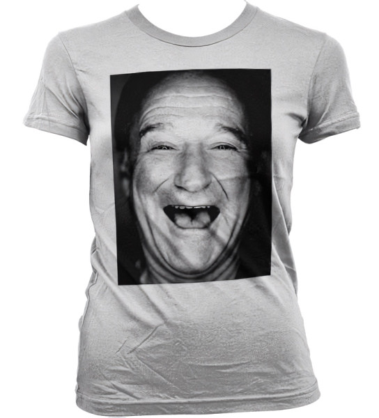 Hybris Damen Robin Williams Face Up Girly T-Shirt SH-5-15733-H51-10