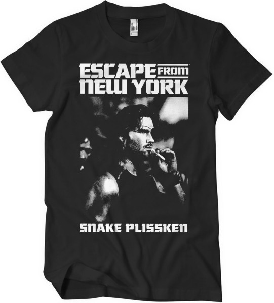 Escape from New York Smoking Snake T-Shirt Black