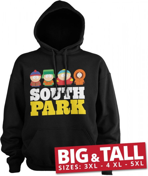 South Park Big & Tall Hoodie Black