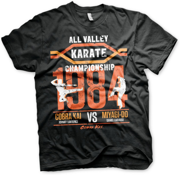 Cobra Kai All Valley Karate Championship T-Shirt Black