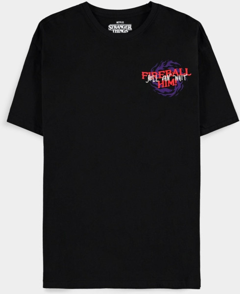 Stranger Things - Hell Fire Club Men's Short Sleeved T-shirt Black