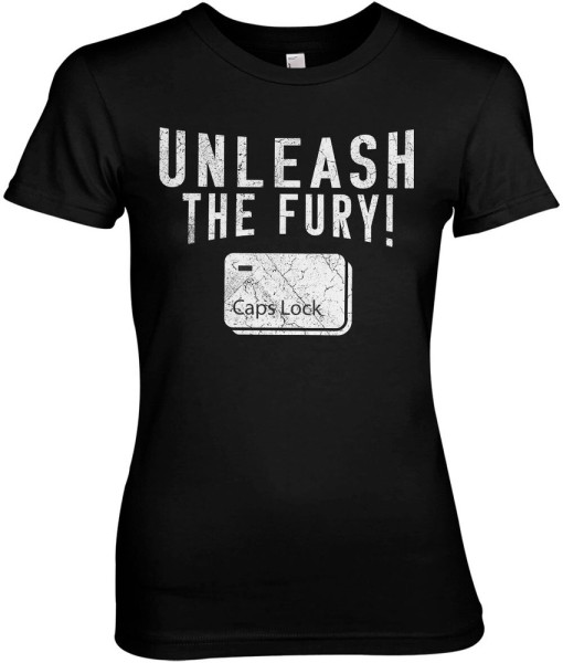 Hybris Unleash The Fury Girly Tee Damen T-Shirt Black