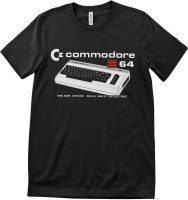 COMMODORE/C64 T-Shirt Commodore 64K Ram T-Shirt LN-1-COM004-H76-11 COMMODORE/C64 T-Shirt Commodore 64K Ram T-Shirt LN-1-COM004-H76-11