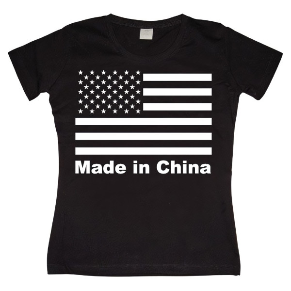 Hybris Made In China Girly T-shirt Damen Black