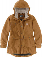 Carhartt Damen Jacke Loose Fit Weathered Duck Coat Carhartt® Brown