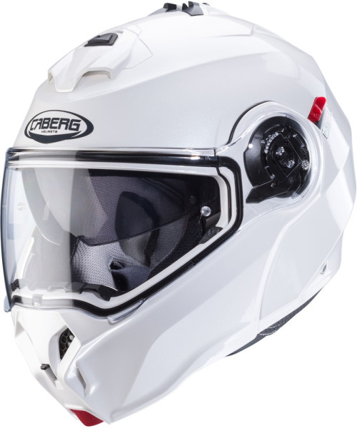 Caberg Motorrad Klapphelm Duke Evo Weiß Metallic