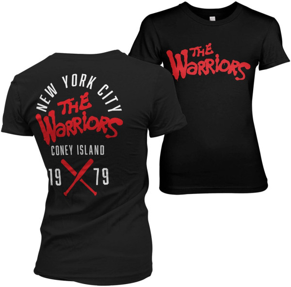 The Warriors Coney Island Girly Tee Damen T-Shirt Black