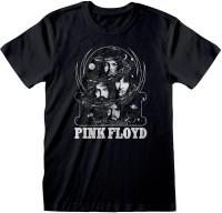 Pink Floyd - Retro Style T-Shirt Black Pink Floyd - Retro Style T-Shirt Black