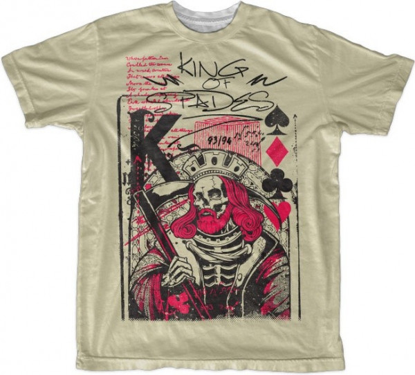 Hybris King Of Spades T-Shirt Khaki