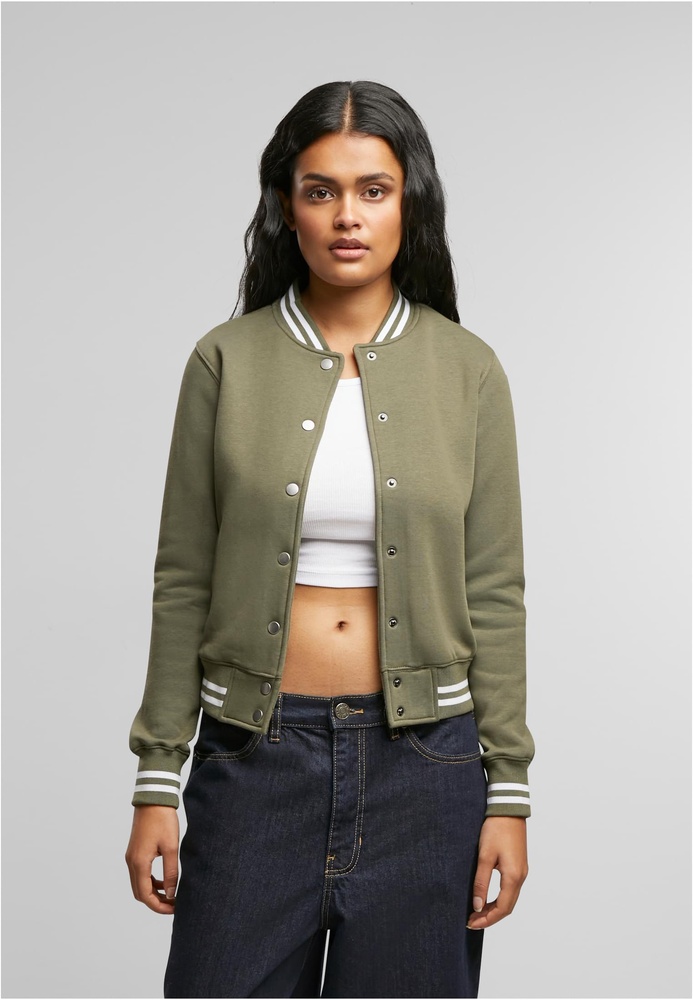 Urban Classics Damen Ladies College Sweat Jacke TB1990 - Damen