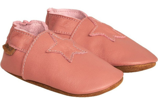 En Fant Kinder Soft shoes Elastic Slipper E813115-Old rose