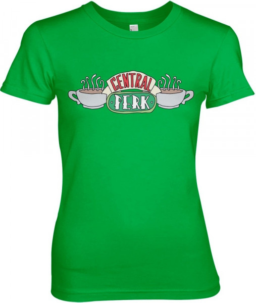 Friends Central Perk Girly Tee Damen T-Shirt Green