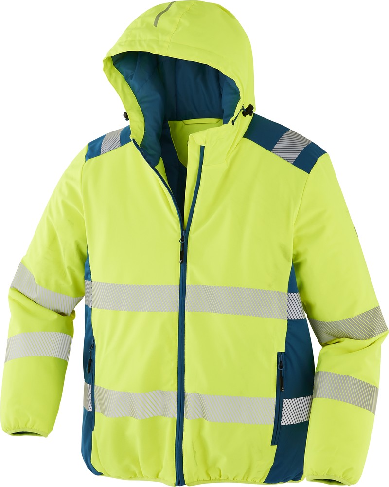 Terrax Workwear Wattierte Arbeitsjacke Gelb/Royal Jackets
