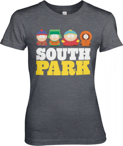 South Park Girly Tee Damen T-Shirt Dark-Heather