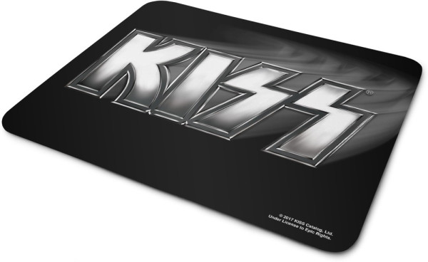 Kiss Metal Logo Mouse Pad Black