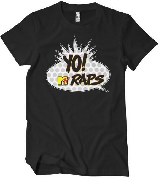 Yo! MTV Raps T-Shirt Classic Logo T-Shirt MTV-1-YMR003-H83-5