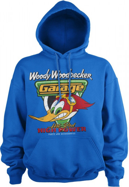 Woody Woodpecker Garage Hoodie Blue